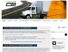Tablet Screenshot of camionnagecp.com